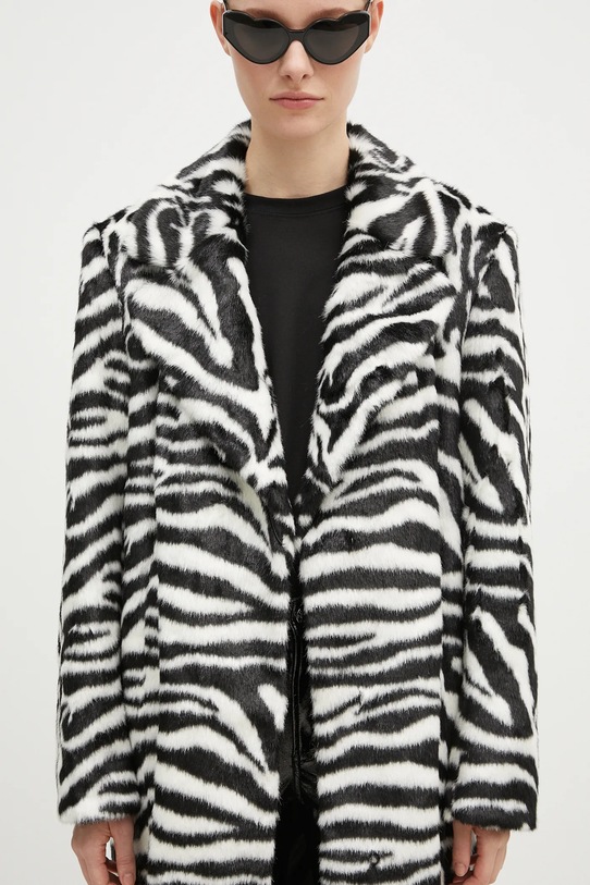 Plašč Rotate Fluffy Clasp črna 1140202729