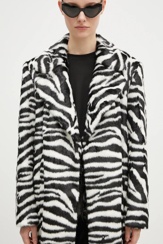 Kabát Rotate Fluffy Clasp černá 1140202729