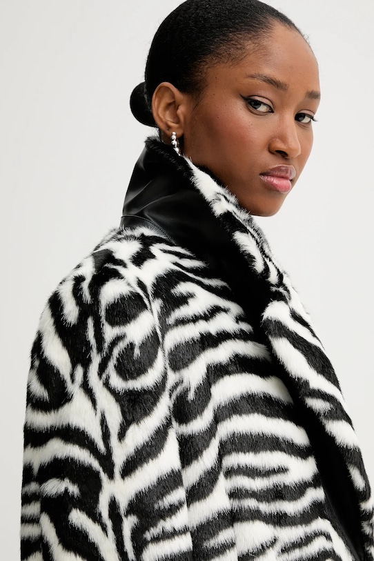 Plašč Rotate Fluffy Clasp 1140202729 črna