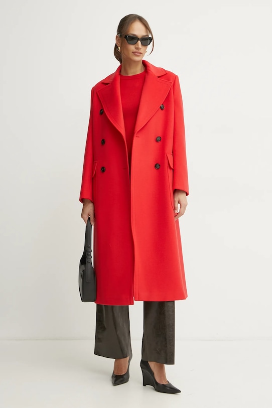 MAX&Co. palton de lână 2516011081200 roz SS25