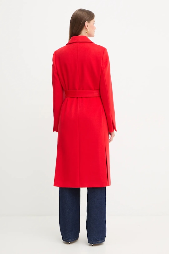 MAX&Co. palton de lână 2518011024200 rosu AW25