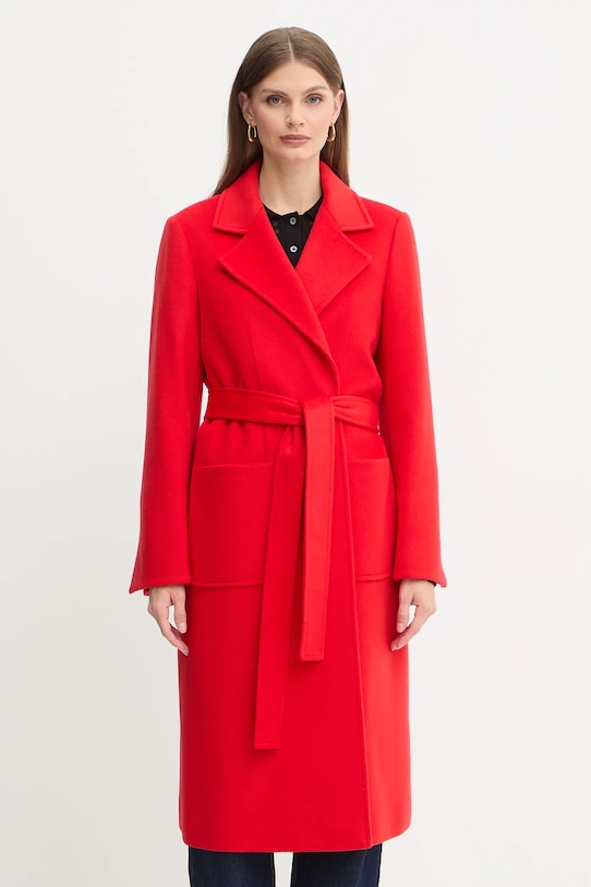 Îmbrăcăminte MAX&Co. palton de lână 2518011024200 rosu