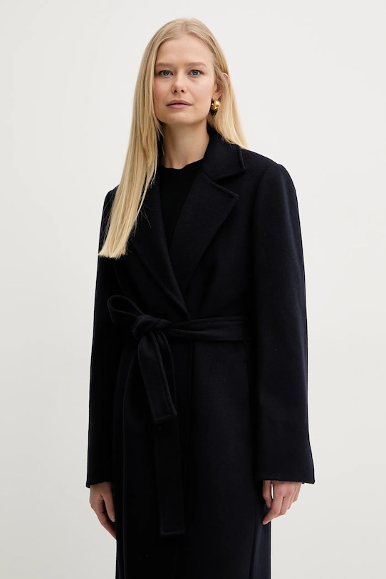 MAX&Co. płaszcz wełniany 2518011034200 granatowy SS25