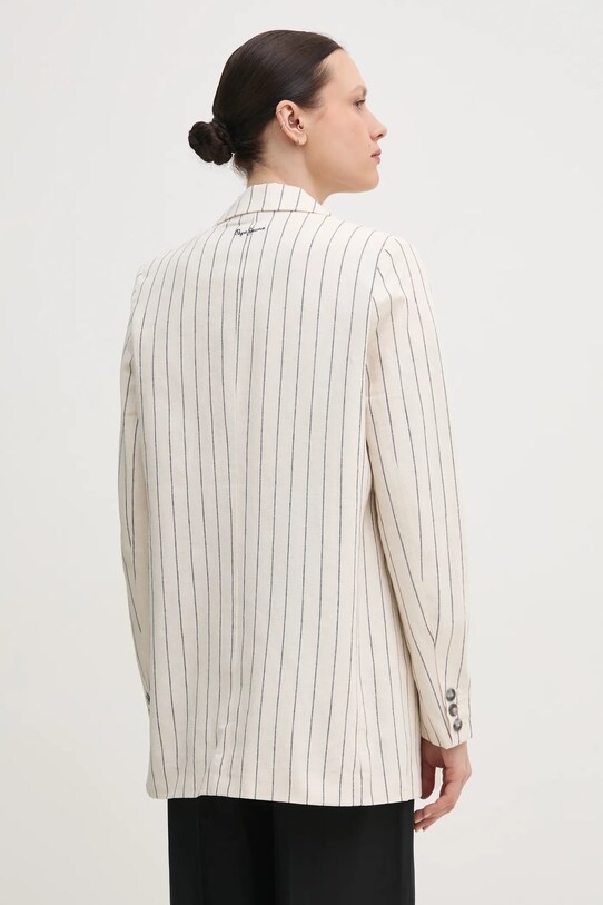 Îmbrăcăminte Pepe Jeans sacou de in HANNAH PL402589 bej