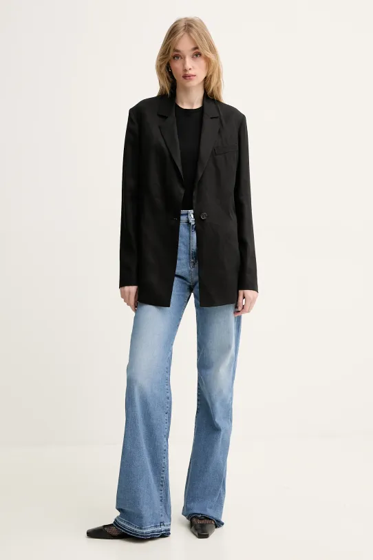 Iceberg marynarka L011.5222 czarny SS25