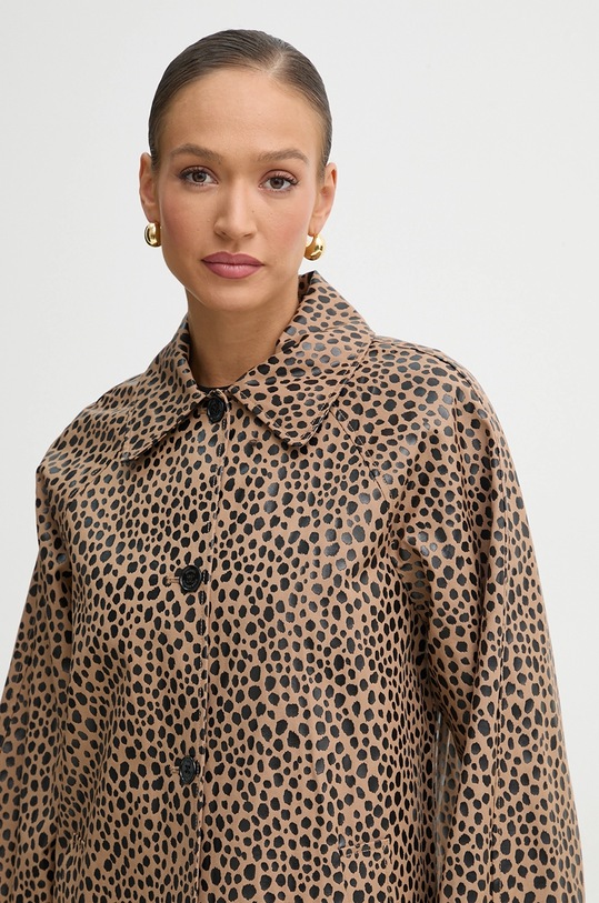 MICHAEL Michael Kors płaszcz bawełniany brązowy MR520H7GUC