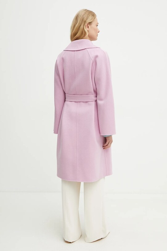 Одяг Вовняне пальто Weekend Max Mara 2515011011600 рожевий