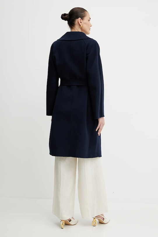 Oblečení Vlněný kabát Weekend Max Mara 2515011011600 námořnická modř