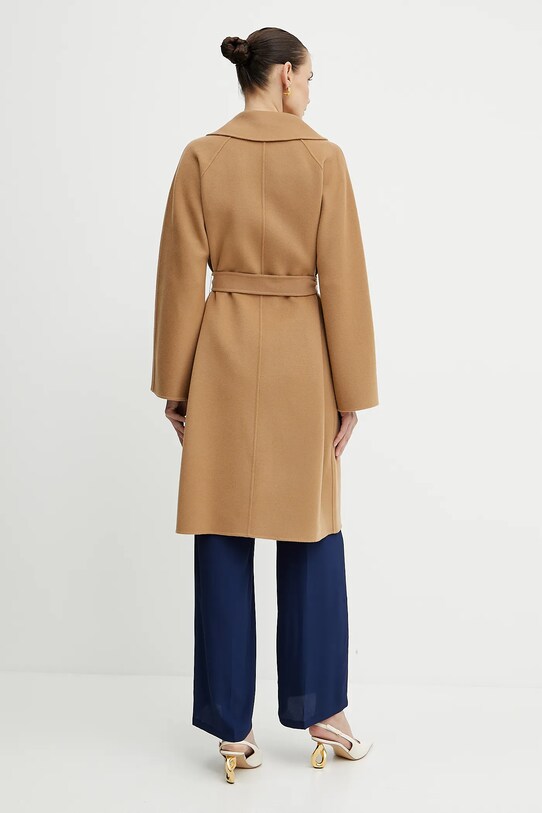 Ruházat Weekend Max Mara gyapjúkabát 2515011011600 barna