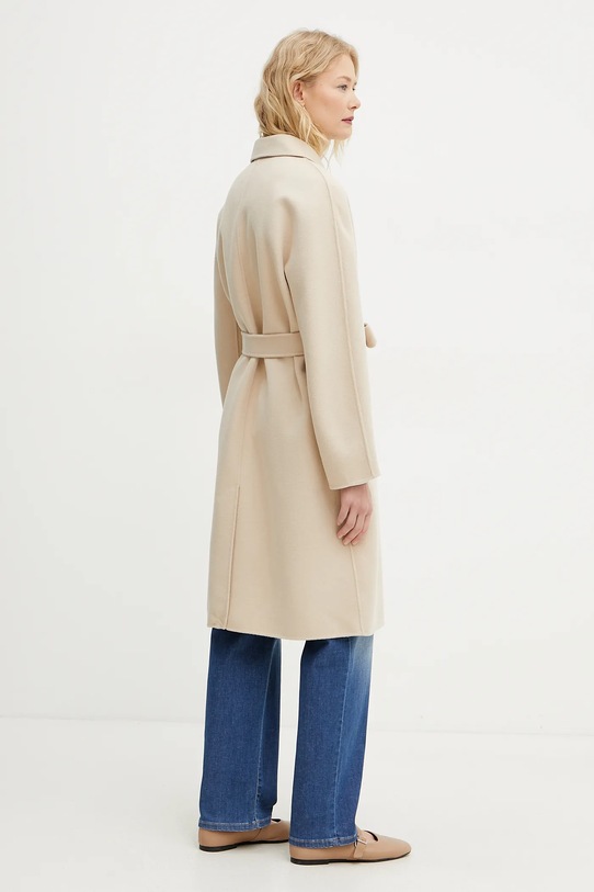 Одежда Шерстяное пальто Weekend Max Mara 2515011021600 бежевый