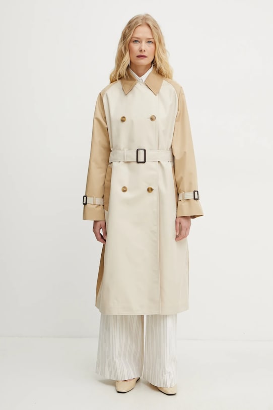 Плащ Weekend Max Mara с подкладкой бежевый 2515021011600