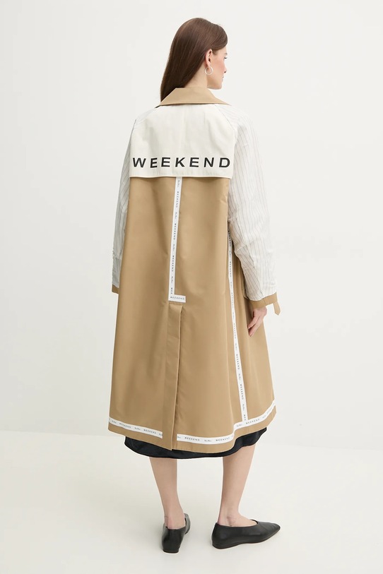 Weekend Max Mara trencz dwustronny beżowy 2515021011600