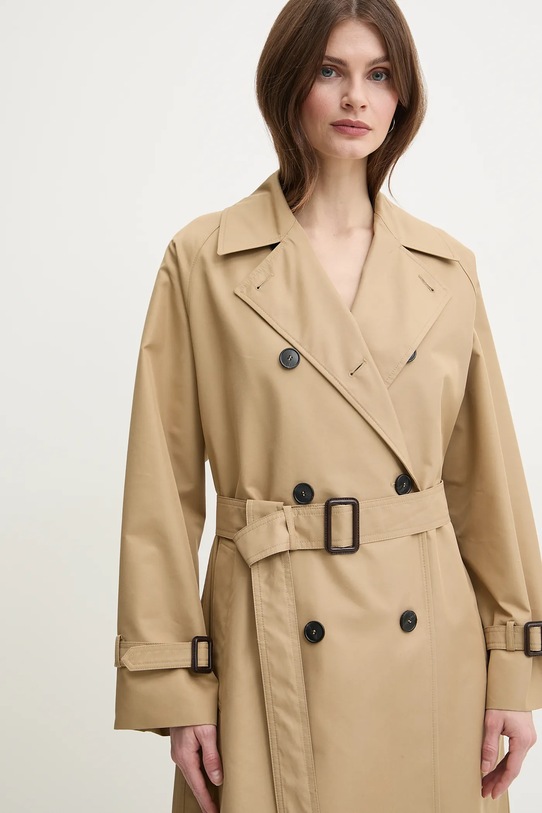 Weekend Max Mara trencz dwustronny 2515021011600 beżowy
