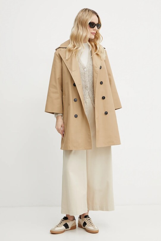 Weekend Max Mara trencz 2515021031600 beżowy SS25