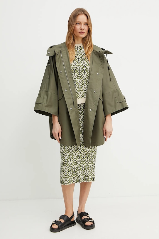 Parka Weekend Max Mara 2515021051600 zelená SS25