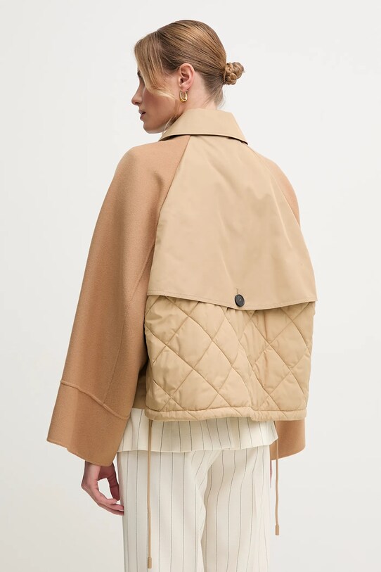 Îmbrăcăminte Weekend Max Mara palton din lână 2515081041600 maro