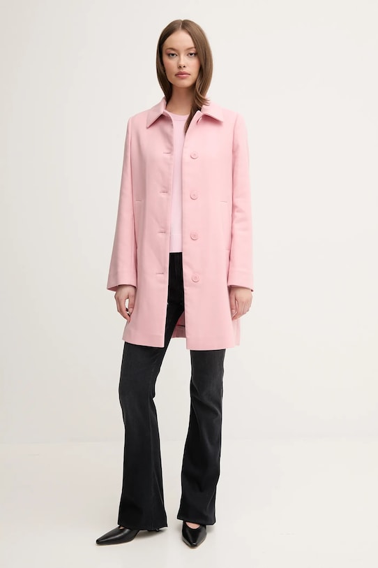 United Colors of Benetton kabát 2YEBDN07N rózsaszín SS25