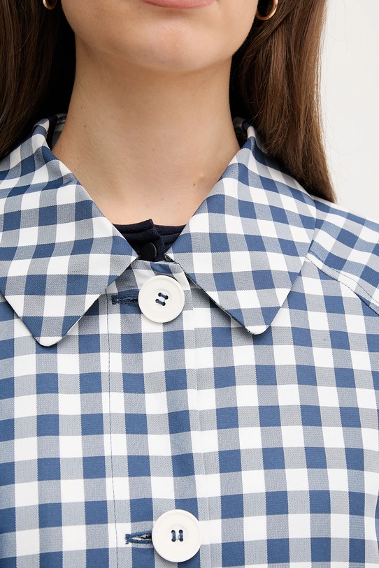 Trench kabát United Colors of Benetton 2OPFDN07P námořnická modř