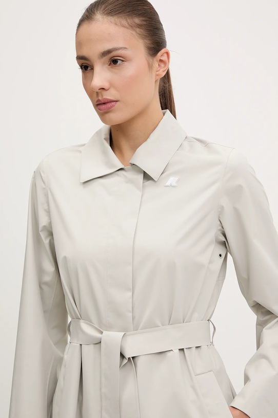 Пальто K-Way сірий K61337W