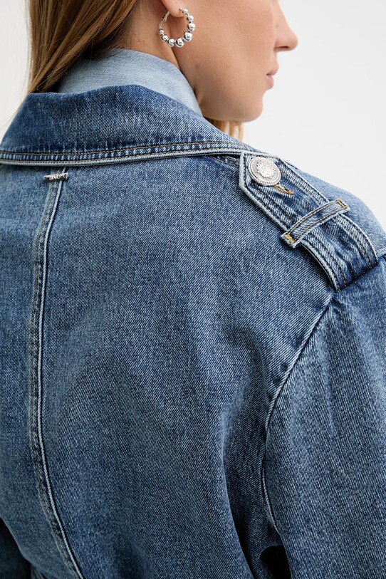 Liu Jo palton jeans albastru UA5217.DS007