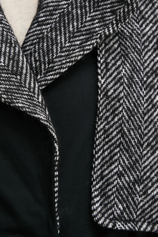 BA&SH płaszcz z domieszką wełny DINARA 1E25DINA czarny