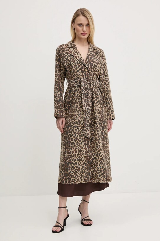 Never Fully Dressed kabát Lucia nem bélelt bézs NFDOU403