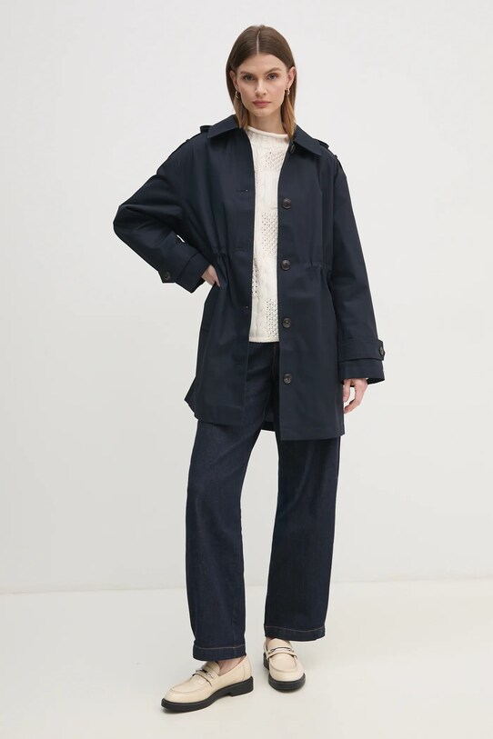 Kabát Tommy Hilfiger WW0WW43742 námořnická modř SS25