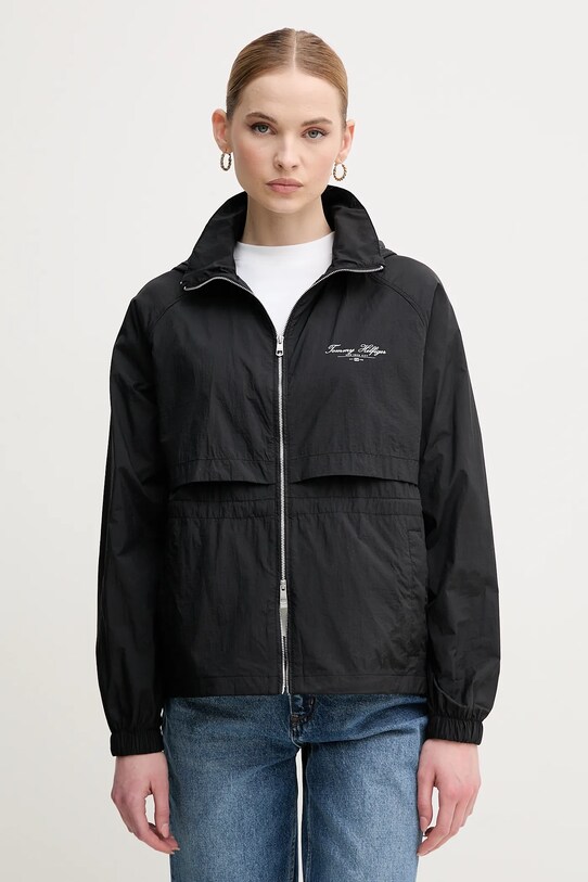 Tommy Hilfiger rövid kabát fekete WW0WW45413