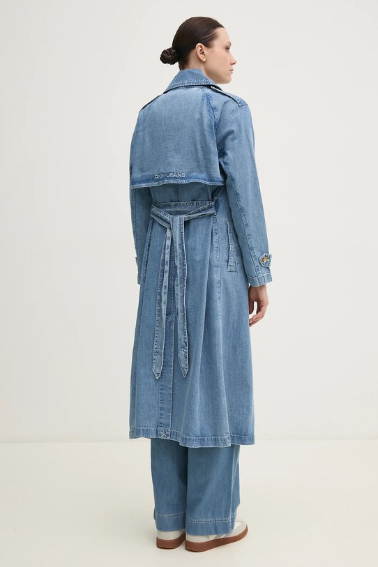 Джинсовий тренч Dkny DJ5J6129 блакитний SS25