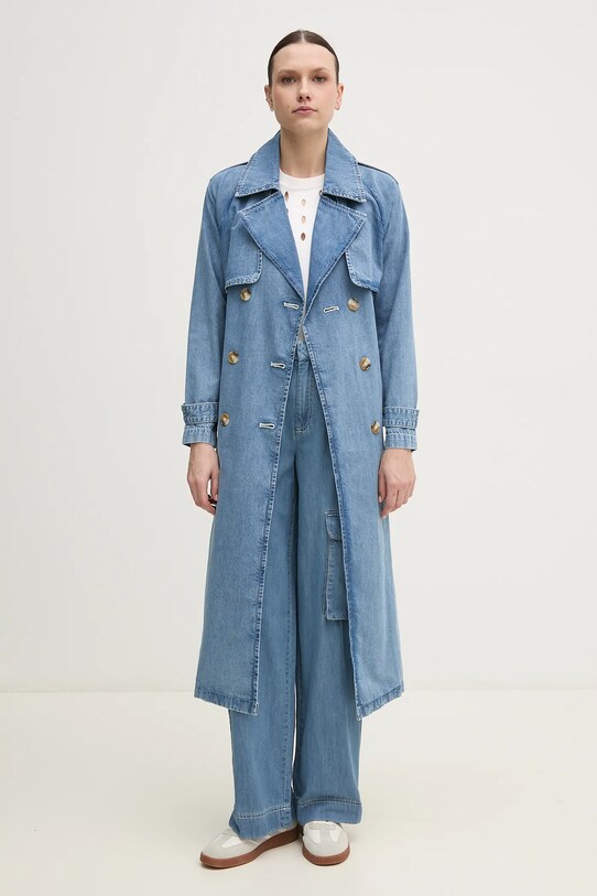Одяг Джинсовий тренч Dkny DJ5J6129 блакитний