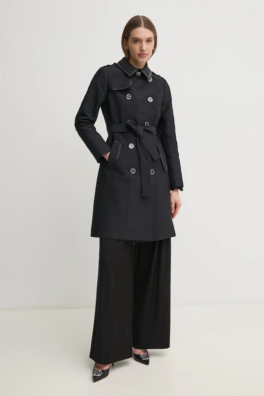 Καμπαρντίνα Morgan GSELAM GSELAM μαύρο SS25