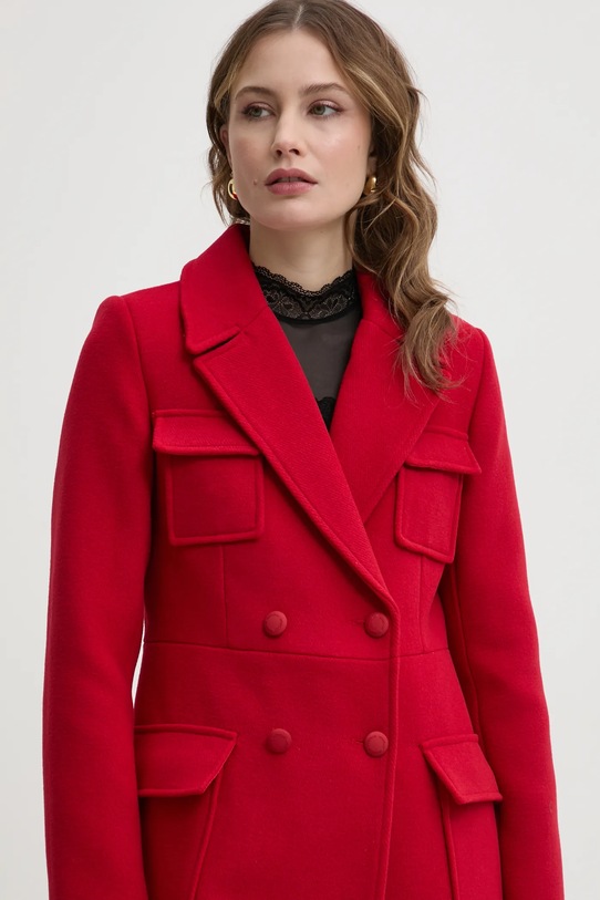 Morgan palton din lana GRIMA rosu GRIMA
