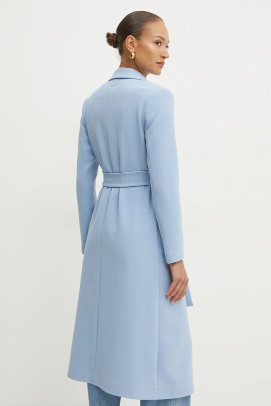 Odzież Fracomina płaszcz FR25SC1001W50901 niebieski