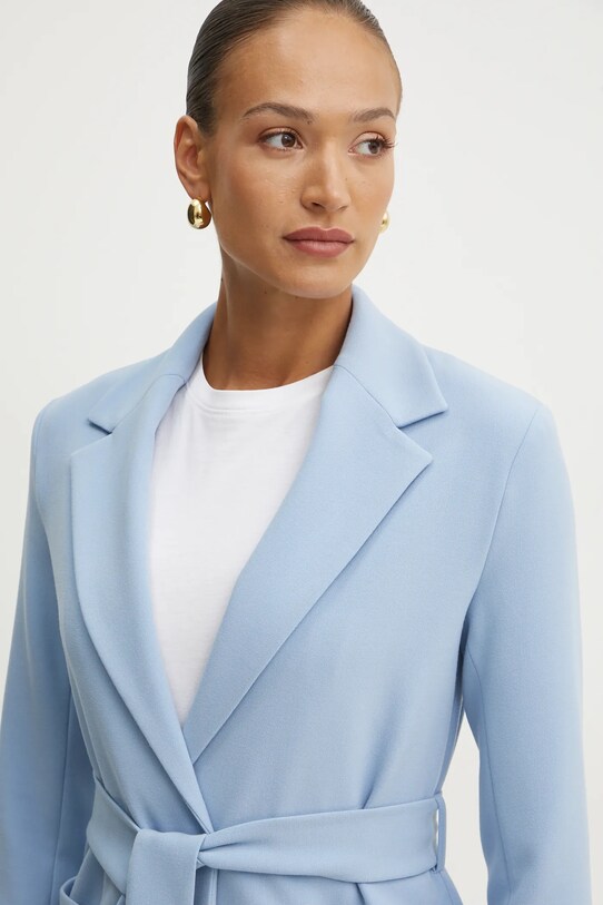 Fracomina płaszcz niebieski FR25SC1001W50901