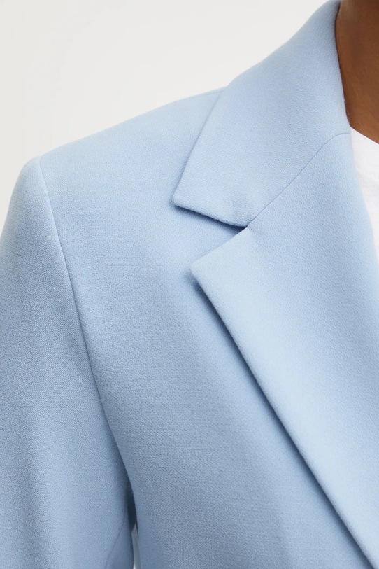 Fracomina płaszcz FR25SC1001W50901 niebieski