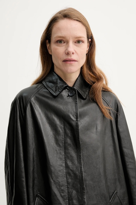 Шкіряна куртка Bally чорний WLE05Z