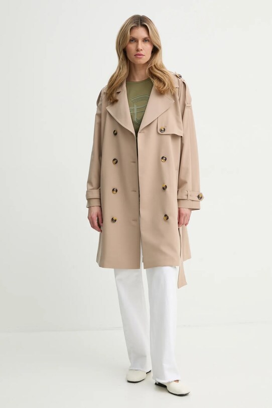 Trenčkot Bruuns Bazaar BBW3846 béžová SS25