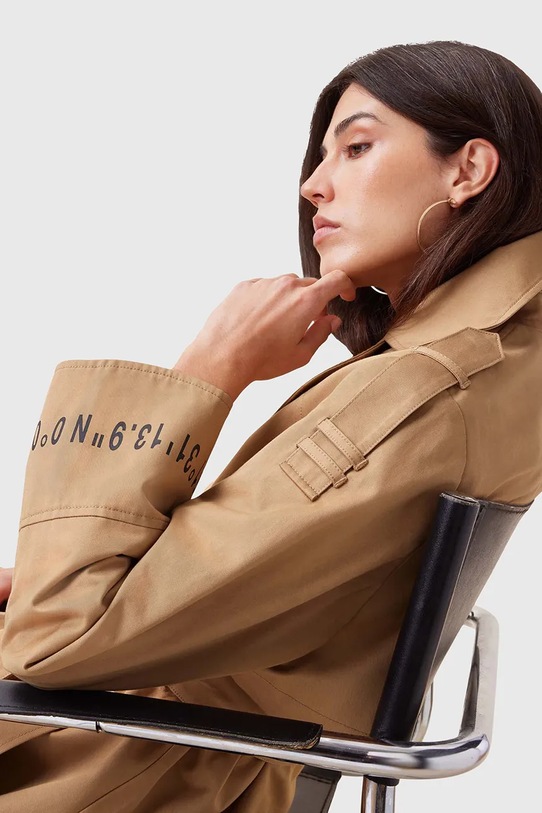 AllSaints trencz bawełniany DEMMI W027OC