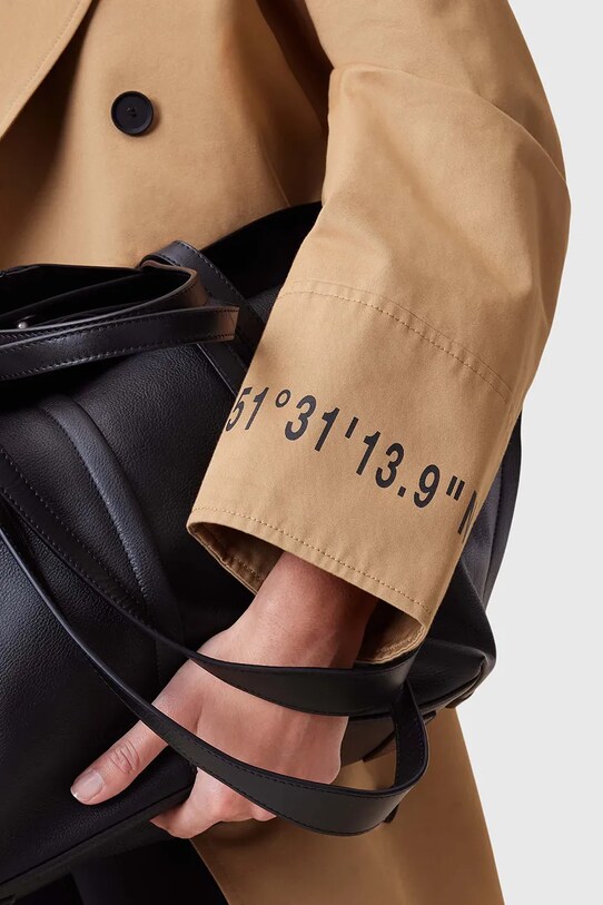 AllSaints trencz bawełniany DEMMI W027OC