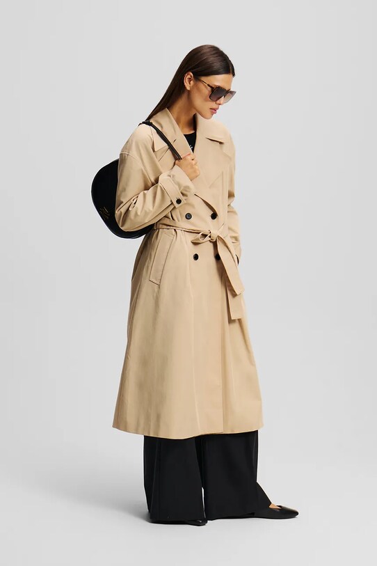 Тренч Karl Lagerfeld бежевий A2W15009