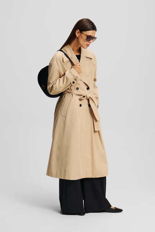 Тренч Karl Lagerfeld бежевый A2W15009