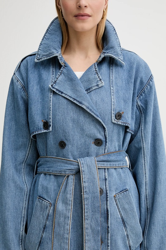 BA&SH trenci din denim TRESCA 1E25TRES albastru