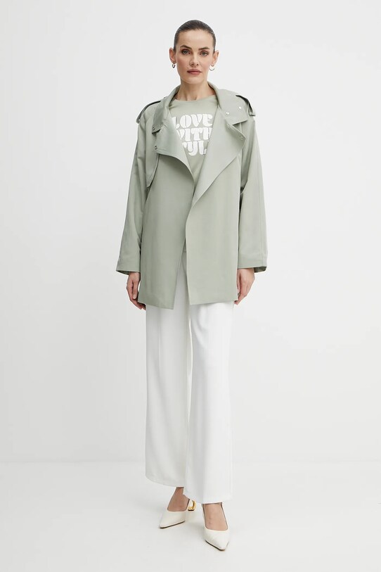 Пальто Morgan GLINE GLINE зелений SS25