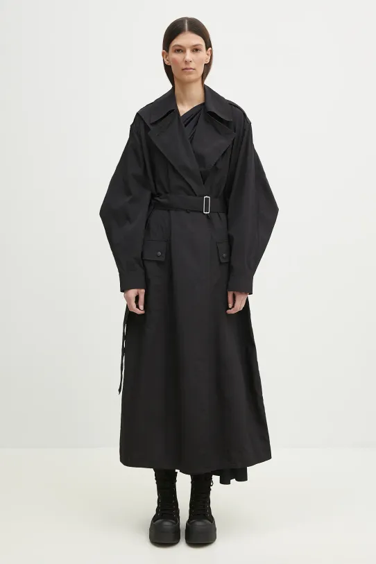 Kenzo cappotto non isolato nero FF52MA2249OK.99