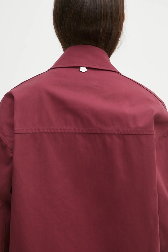 Kenzo cotton coat FF52OU1439OU.24 maroon
