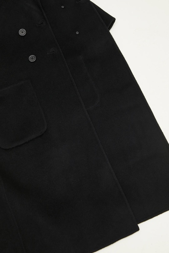 Anine Bing płaszcz wełniany Dylan Coat A.01.4001 czarny