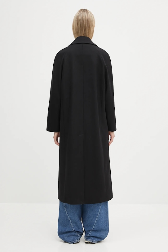 Одяг Вовняне пальто A.P.C. Manteau Flora WOAJS.F01541 чорний