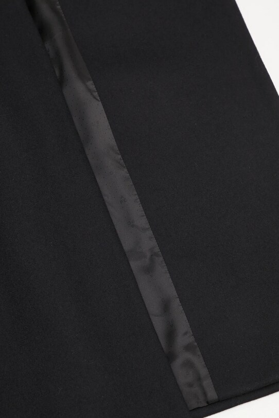 A.P.C. palton de lână Manteau Flora WOAJS.F01541 negru