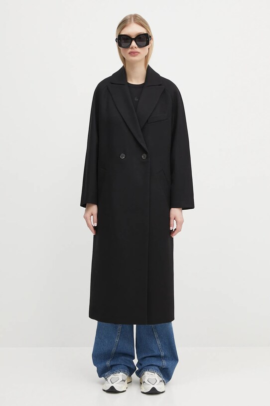 A.P.C. palton de lână Manteau Flora WOAJS.F01541