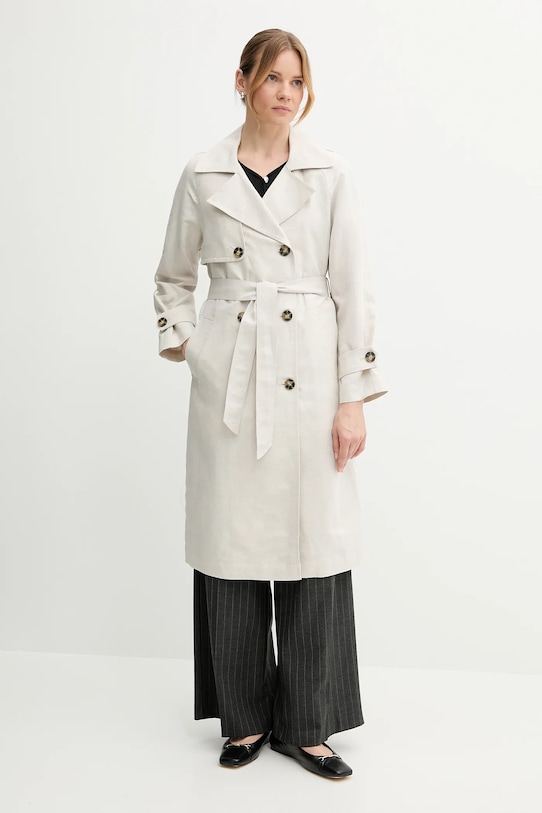 Τζιν παλτό Sisley χωρίς κουκούλα μπεζ 2UHULN05R